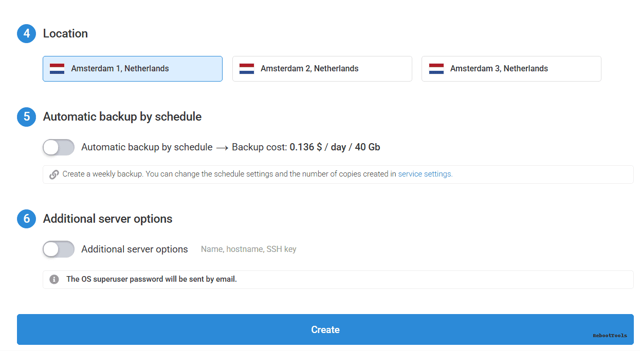 Choose Netherlands server location
