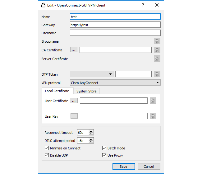 Certificate Prompt