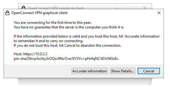 VPN Info Tab