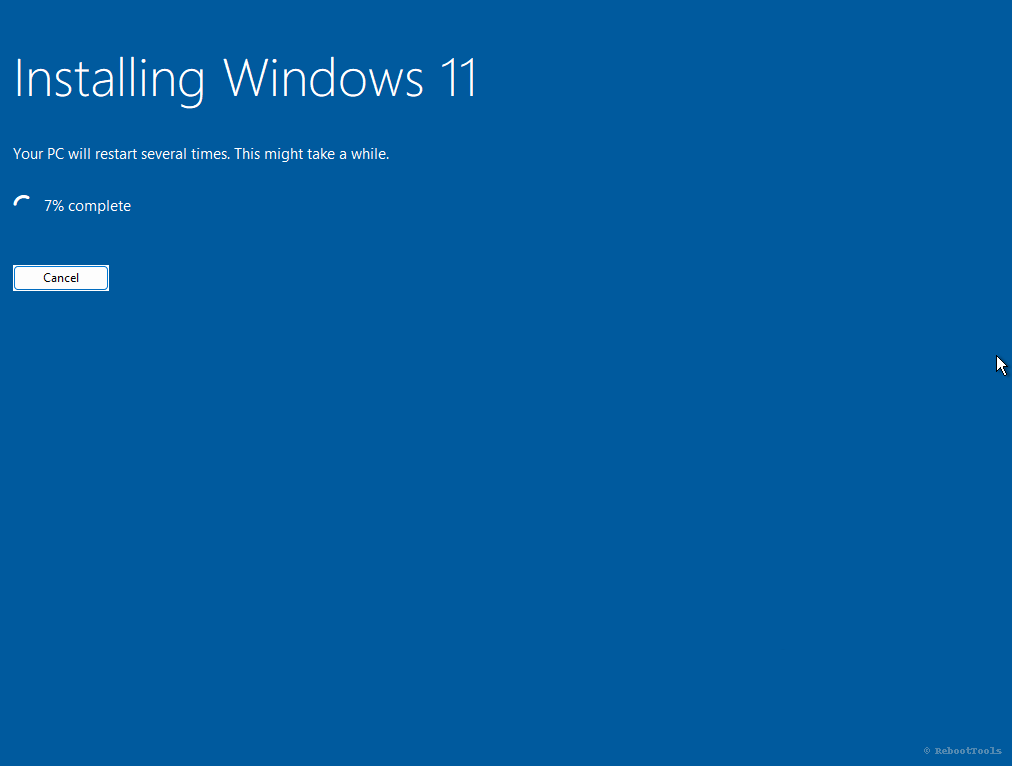 Installing Windows 11